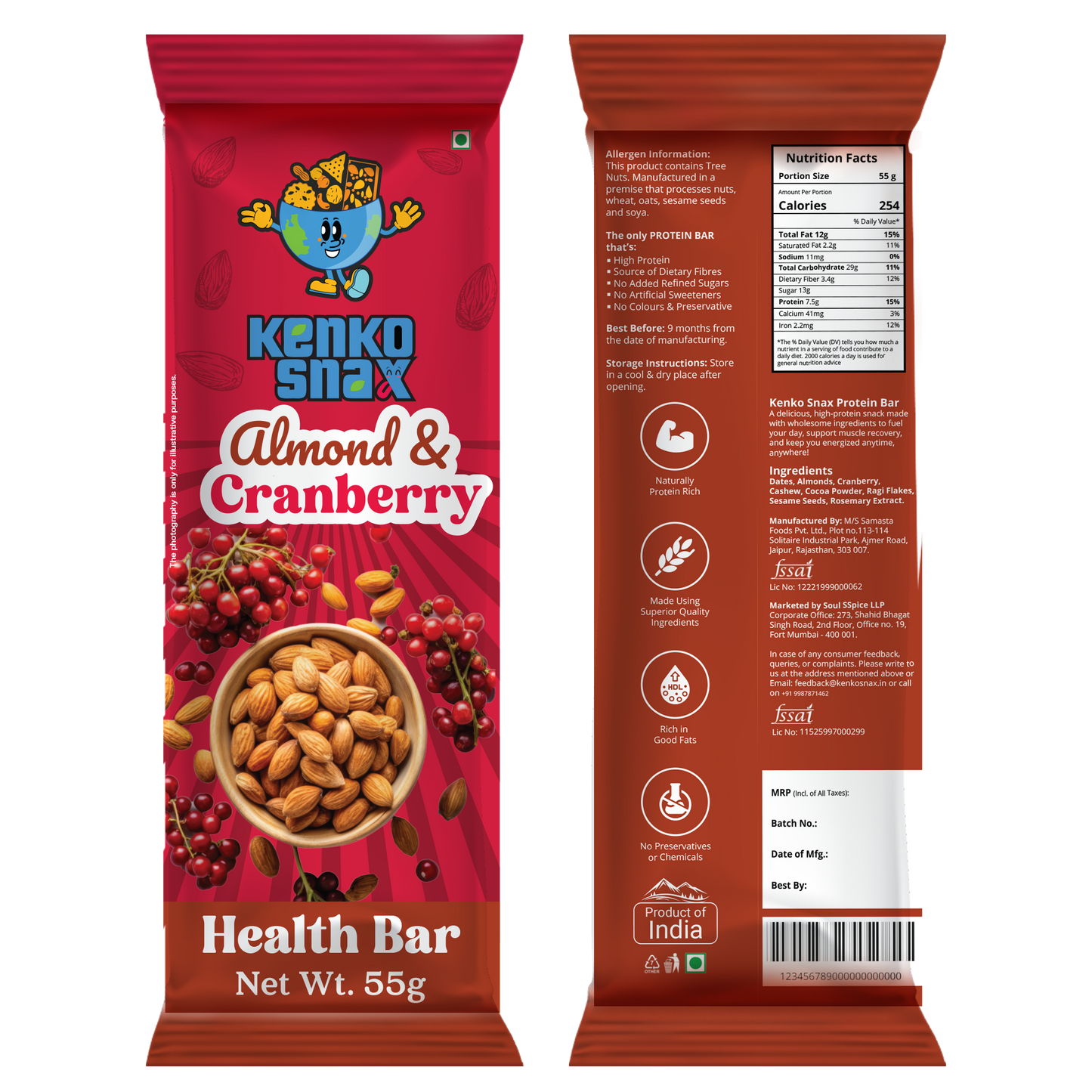 Almond & Cranberry