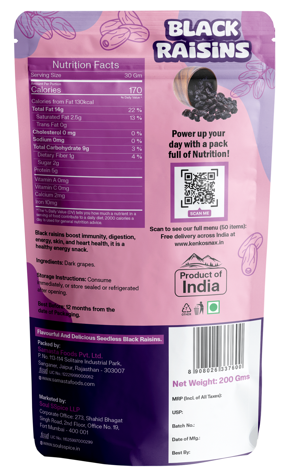 Black Raisins