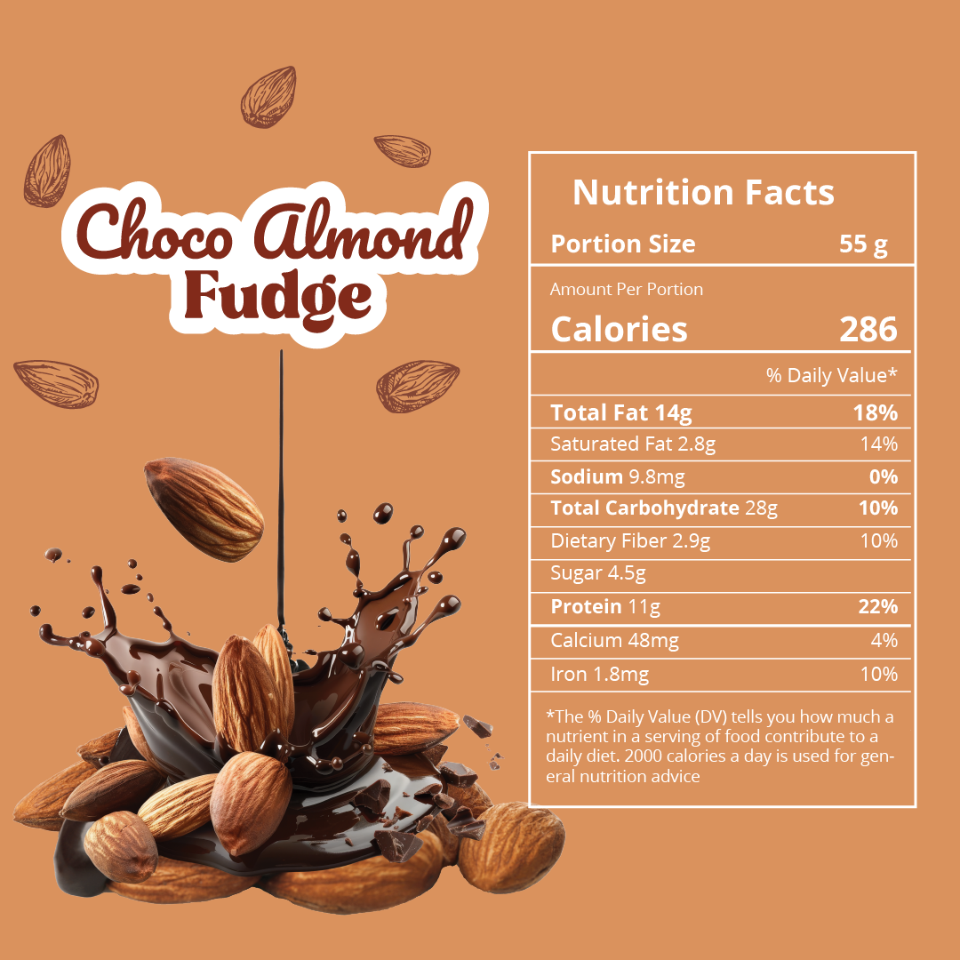 Chocoa Almond Fudge