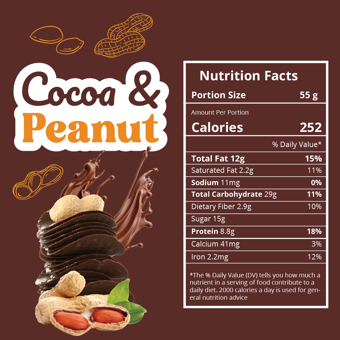 Cocoa & Peanut Bar