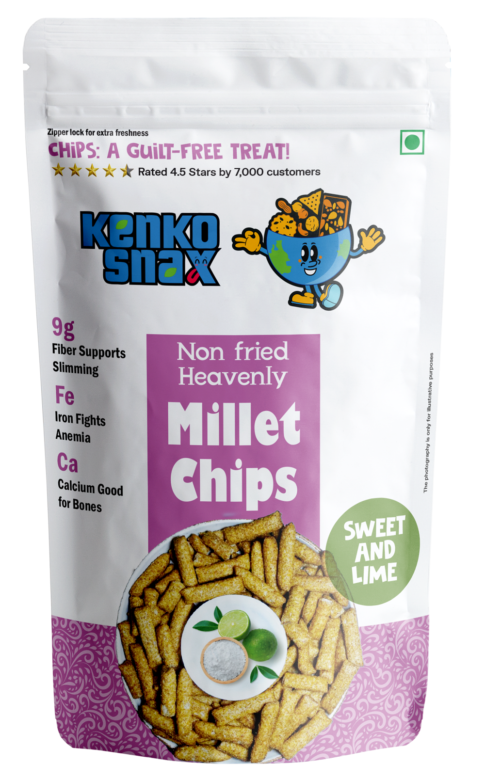 Non-Fried Heavenly Millet Chips