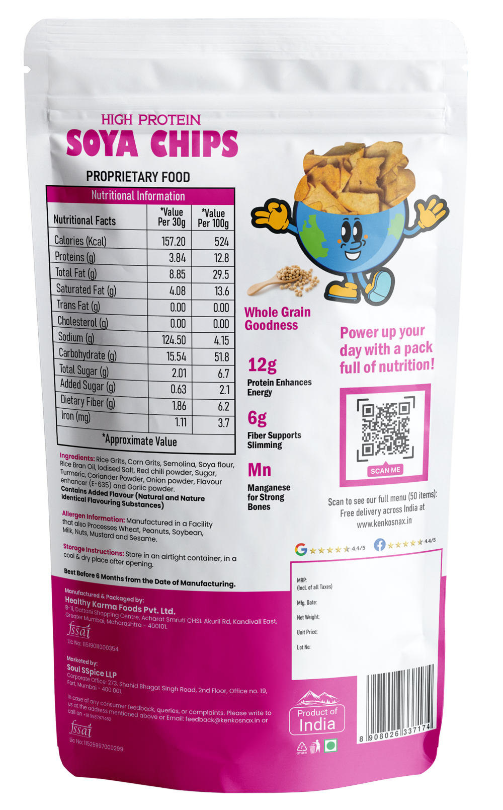 High Protein Soya Chips