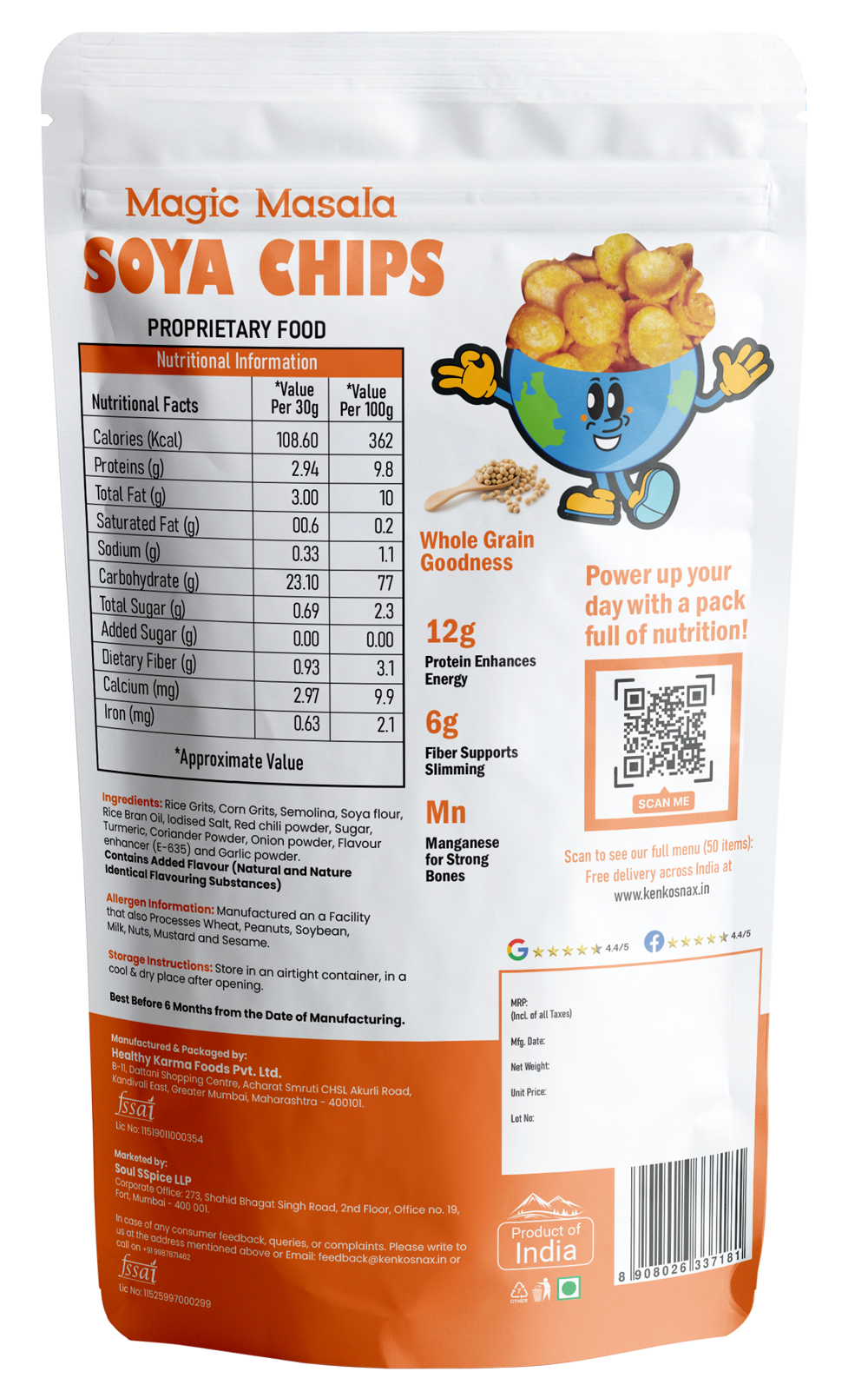 Magic Masala Soya Chips