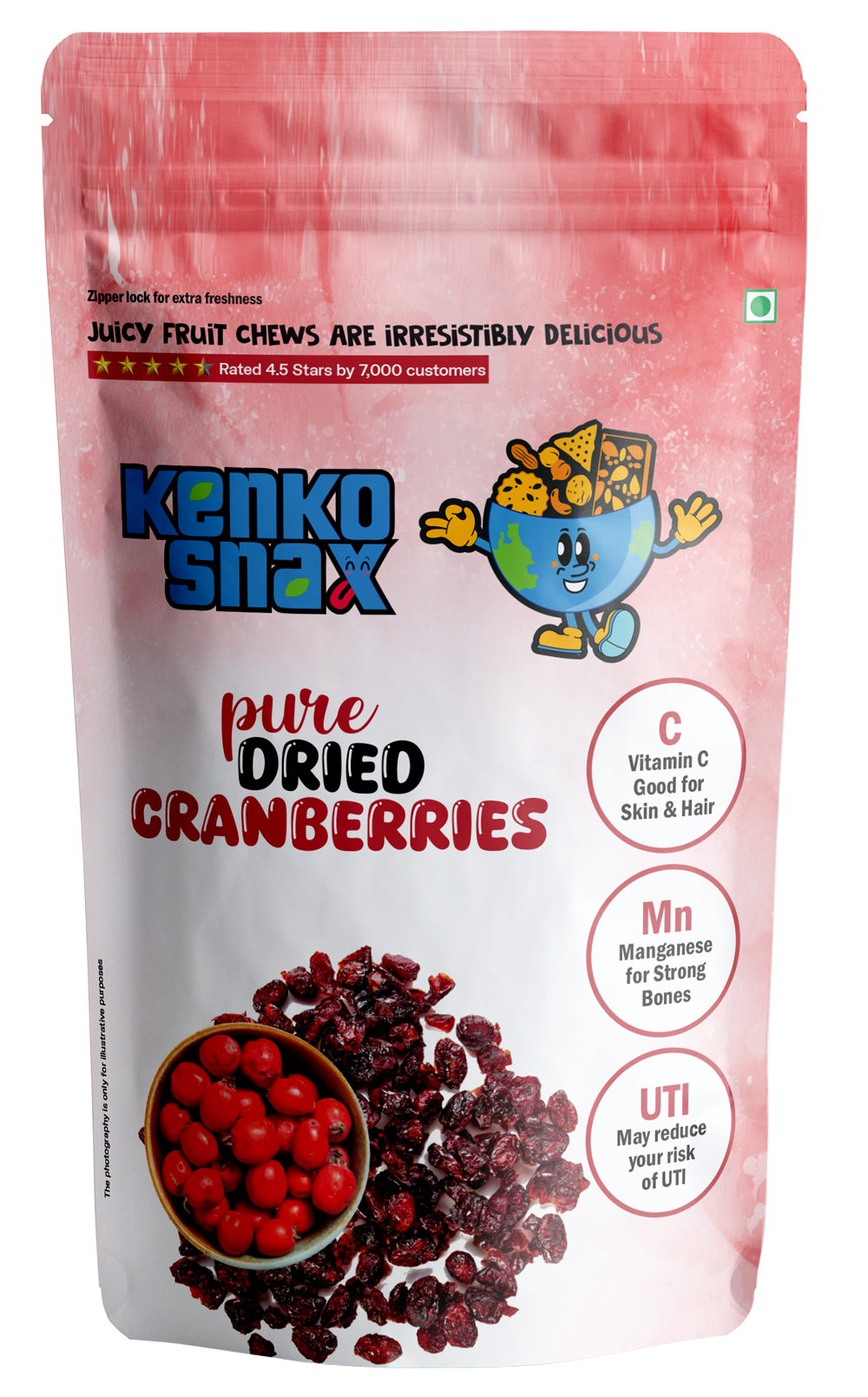 Pure Dried Cranberries