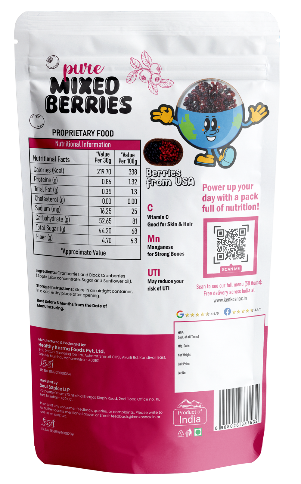 Pure Mixed Berries