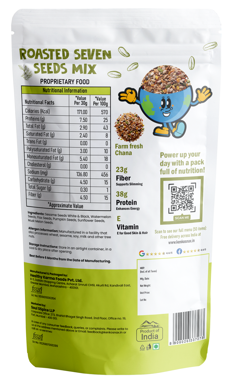 Roasted Seven Seeds Mix
