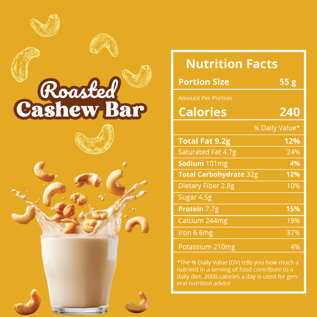 Roasted Cashew bar