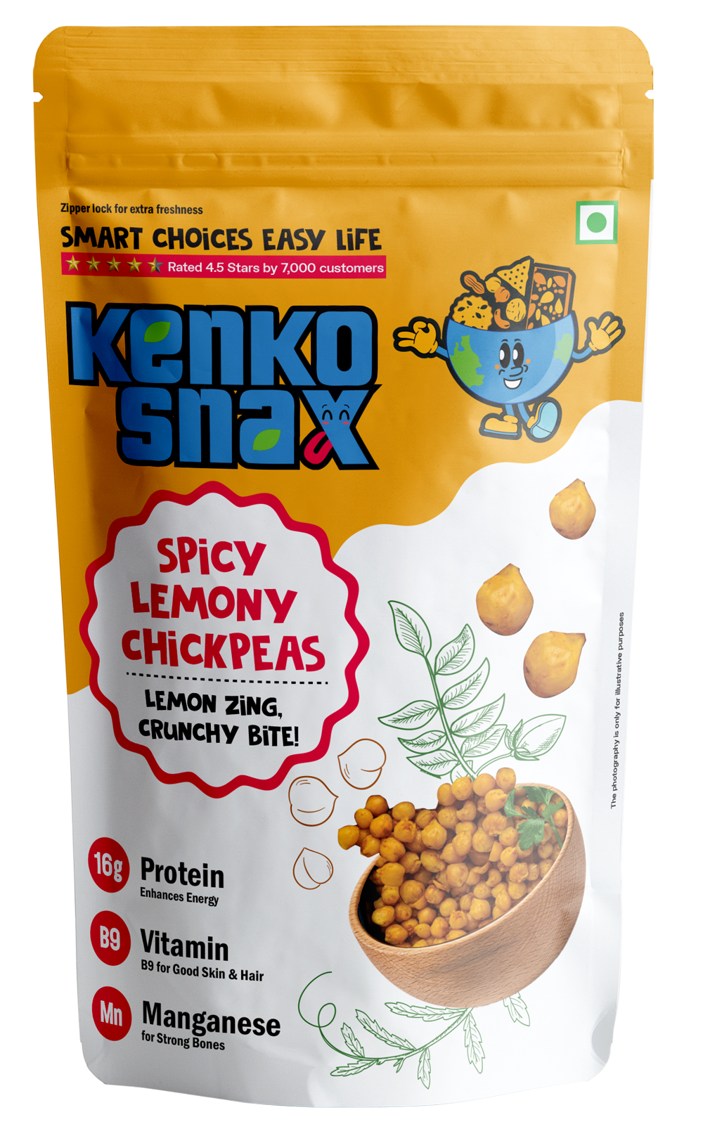 Spicy Lemony Chickpeas
