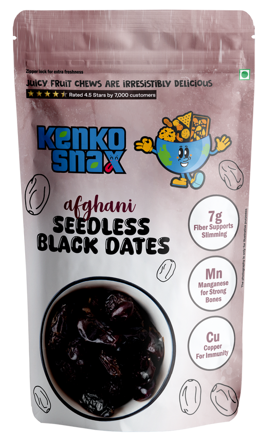 Afghani Seedless Black Dates
