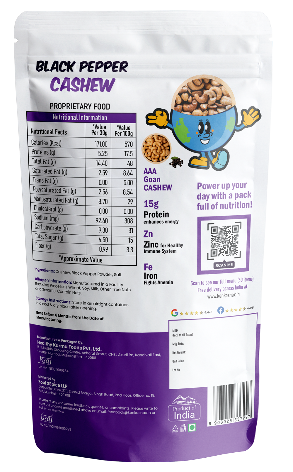 Black Pepper Cashew