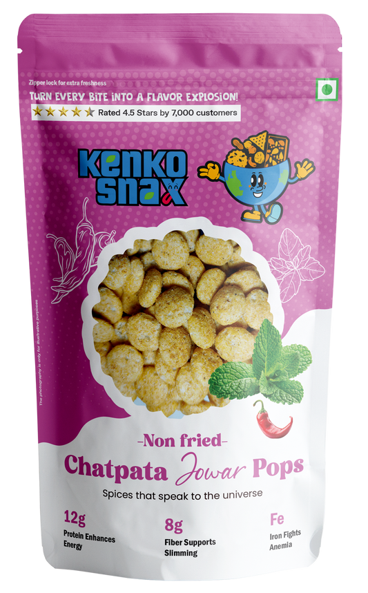 Non-Fried Chatpata Jowar Pops