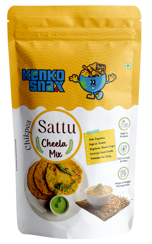 ⁠Chickpea Cheela Mix (Sattu Cheela)
