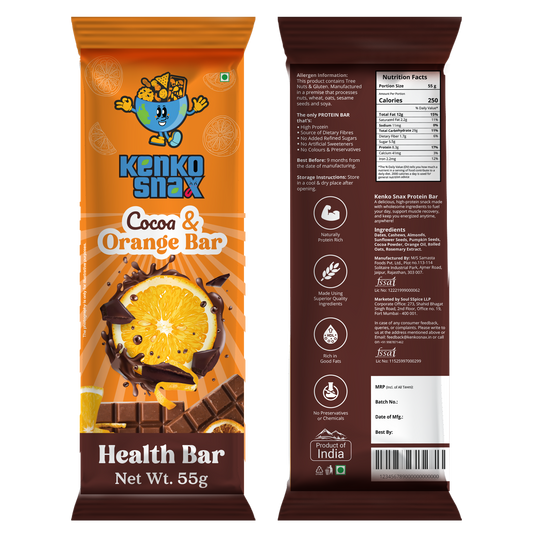 Cocoa and  Orange Bar