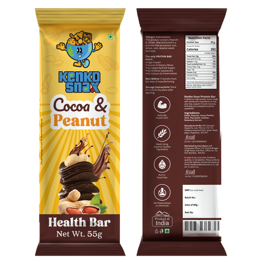 Cocoa & Peanut Bar