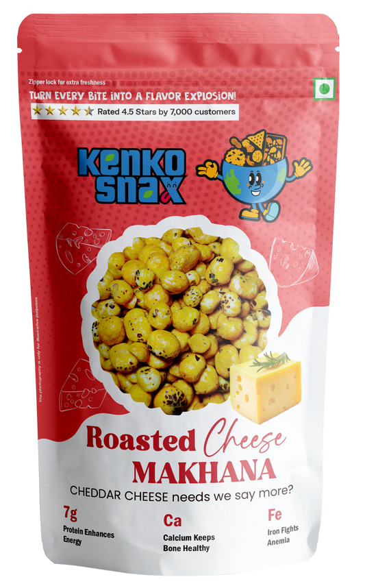 Roasted Cheese Makhana