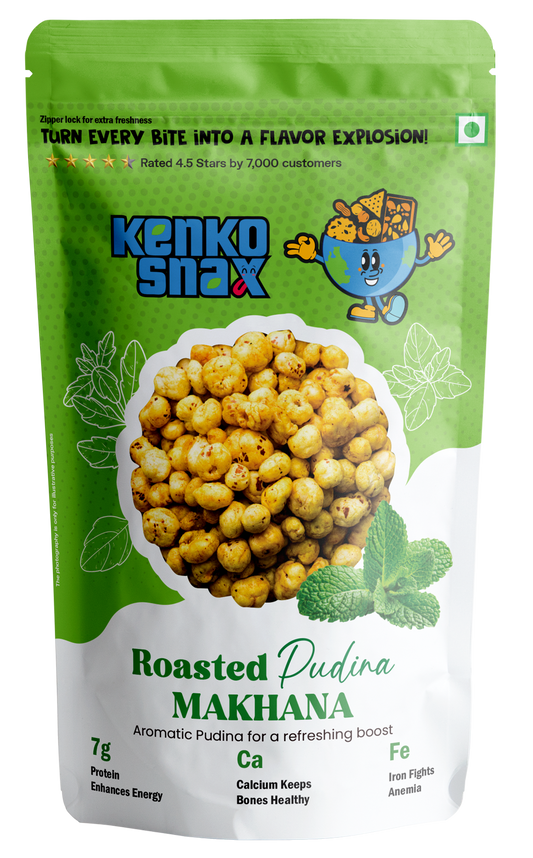 Roasted Pudina Makhana